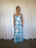 Dilani Maxi Dress - Blue Floral Size 12
